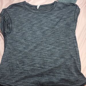 lululemon athletica Charcoal Short Sleeve Tee